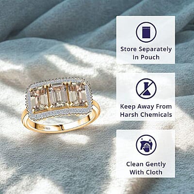 Certified & Appraised Luxoro 14K Yellow Gold AAA Turkizite, Diamond (I2) (0.40 cts) Ring (Size 12.0) (Del. in 12-15 Business Days) 3.85 ctw