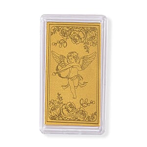 24K Gold Cupid Emboss Sheet 55x30mm 100mg
