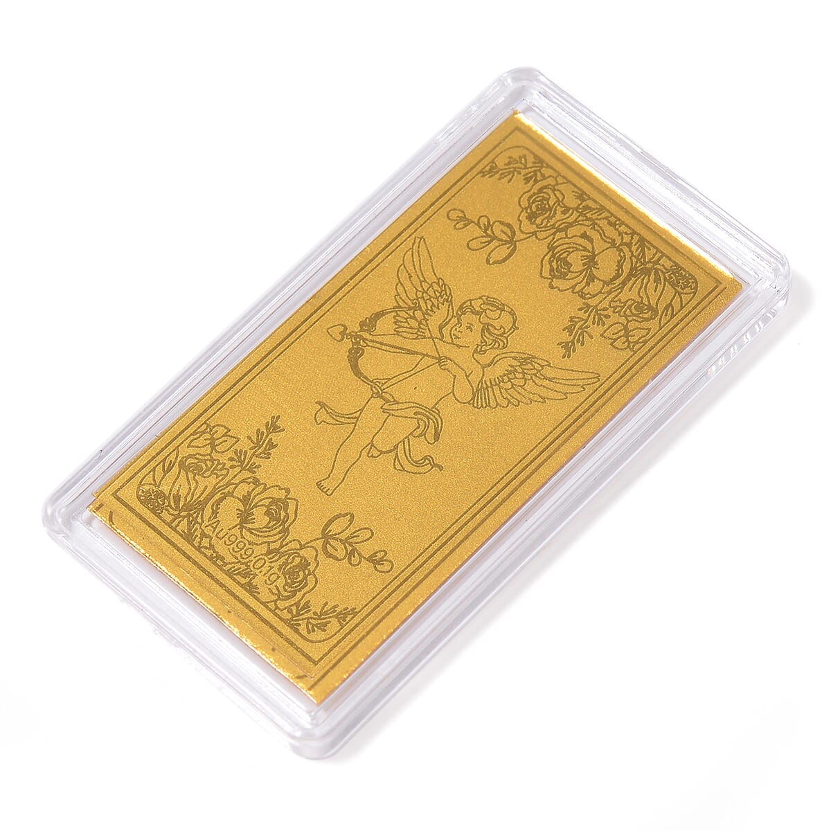 24K Gold Cupid Emboss Sheet 55x30mm image number 2
