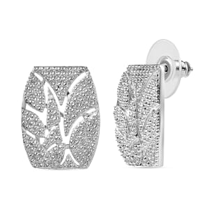 Karis Diamond Accent Earrings in Platinum Bond