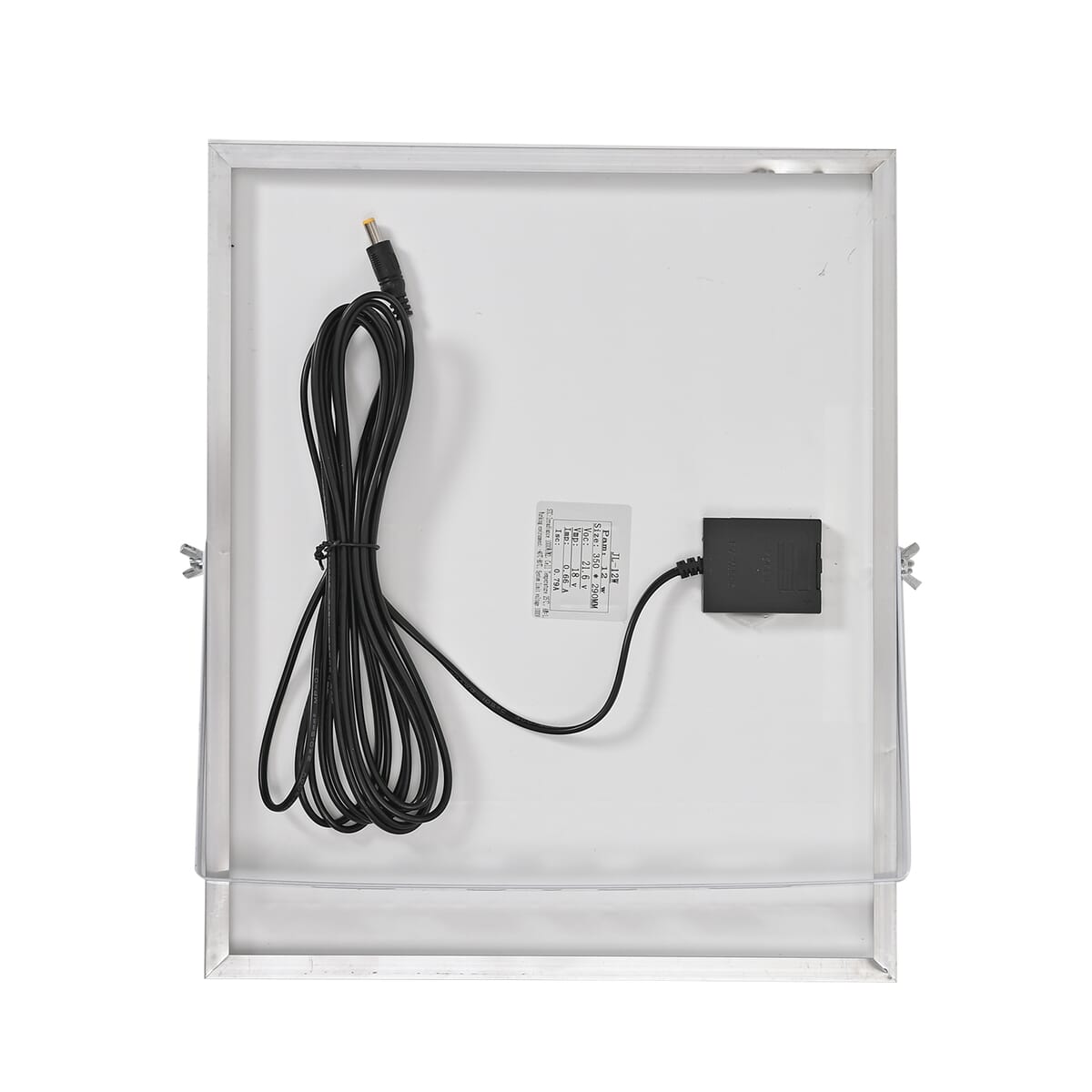 Solar Power 12 Fan, 15W Solar Panel, 15000mAh Battery, USB interface image number 7