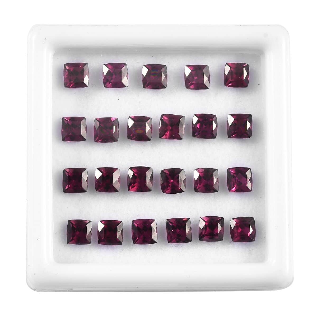 AAA Orissa Rhodolite Garnet Assorted Box (Cush 4x4 mm) 10.00 ctw image number 0