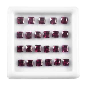 AAA Orissa Rhodolite Garnet Assorted Box (Cush 4x4 mm) 10.00 ctw