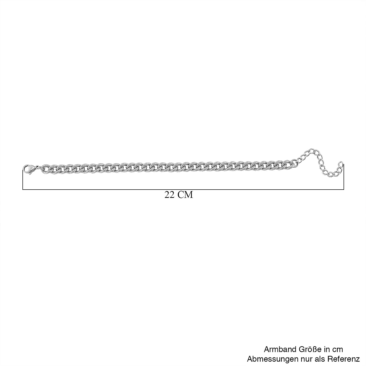 Bracelet in Stainless Steel (7.5 In)