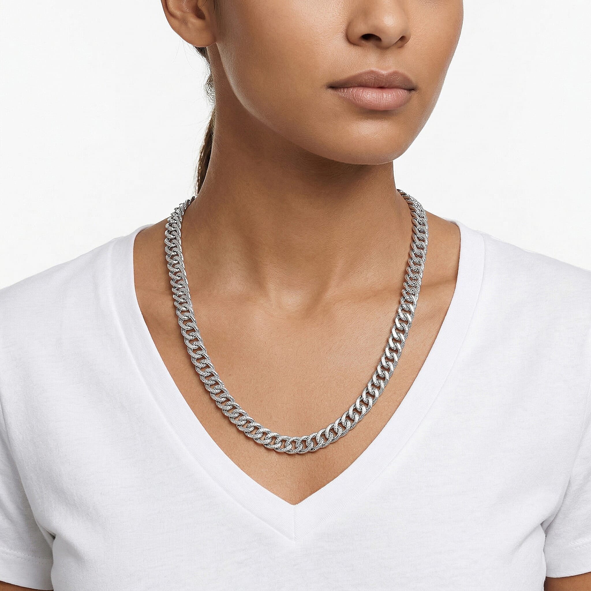 Necklace in Stainless Steel (20 Inches)