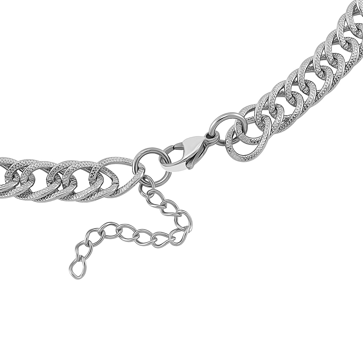 Necklace in Stainless Steel (20 Inches) image number 4