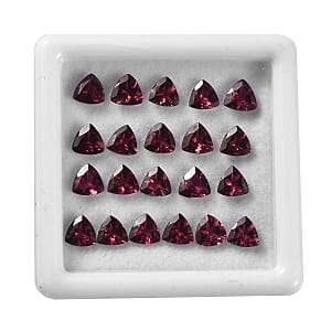 Orissa Rhodolite Garnet Assorted Box (Trl 5 mm) 10.00 ctw