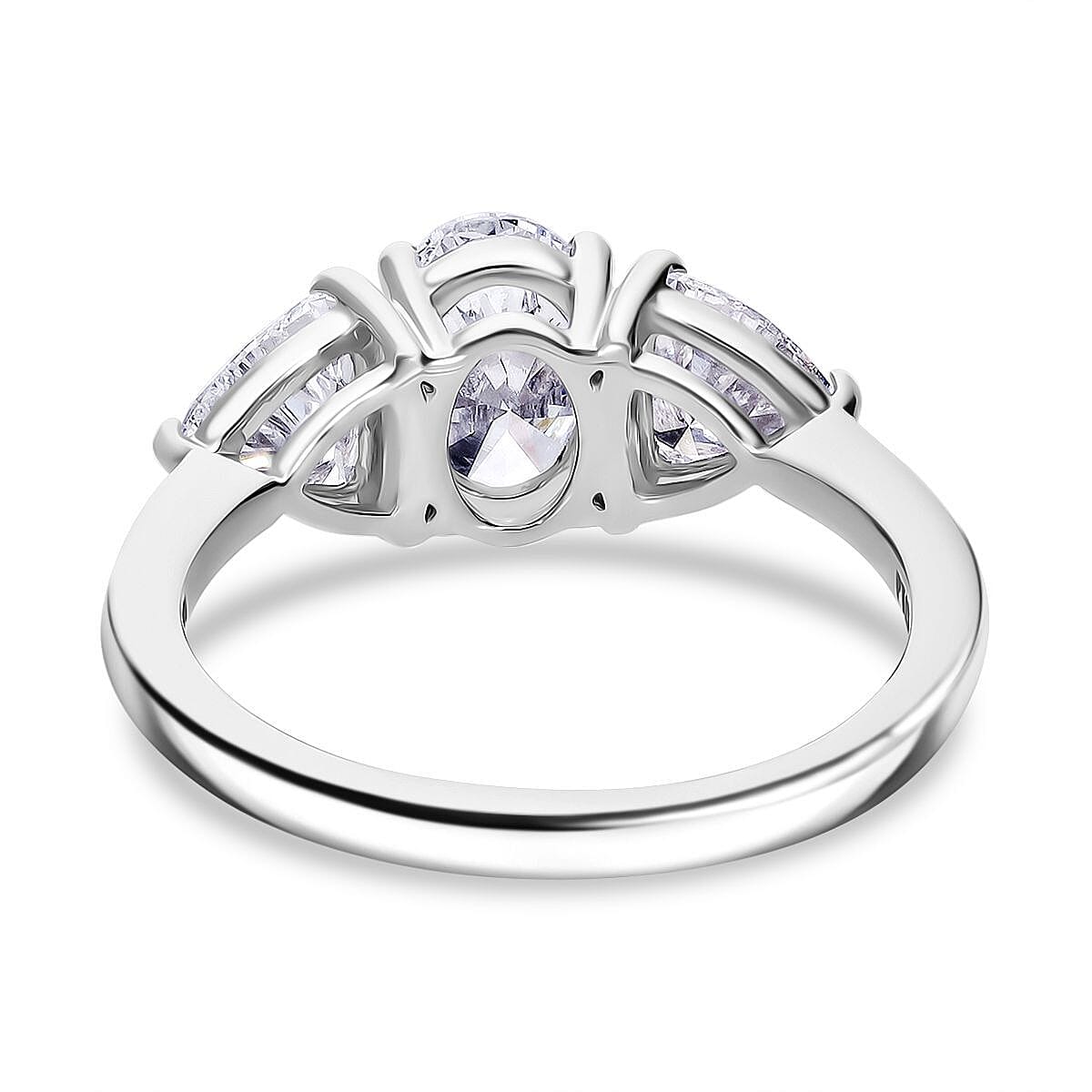 Luxuriant Lab Grown Diamond E-F VS 2.00 ctw Ring in 950 Platinum (Size 10.0) 5.0 Grams