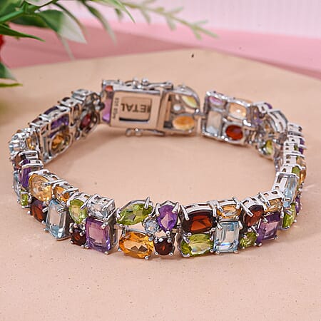 Multi Gemstone / 6.5 Inches - Product card gallery slide 2 (10177870102841)