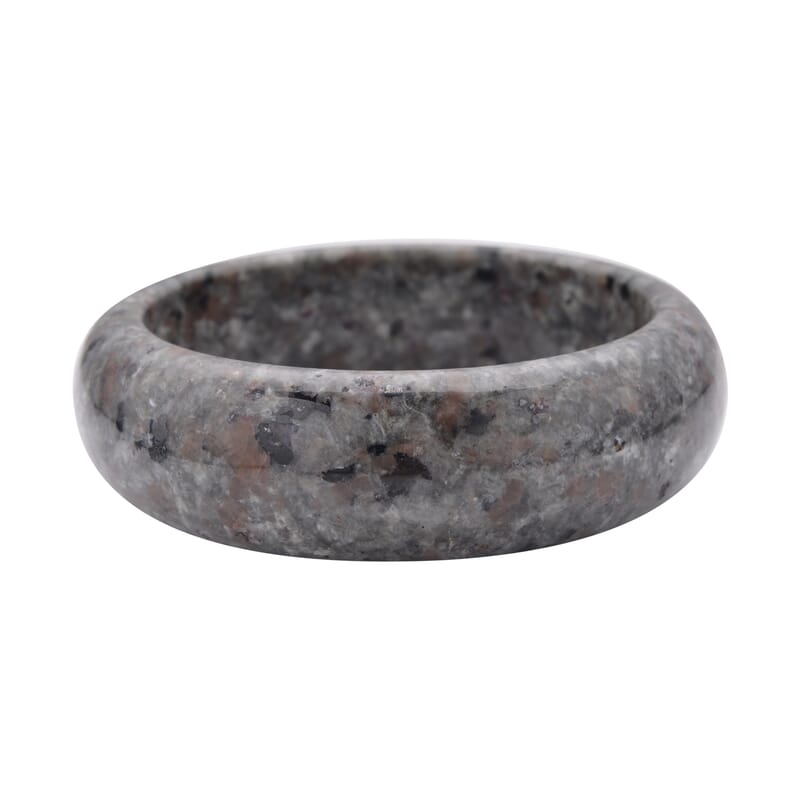 Natural Yooperlite 310.00 ctw Bangle Bracelet (6.75 In) with Free UV Flash Light