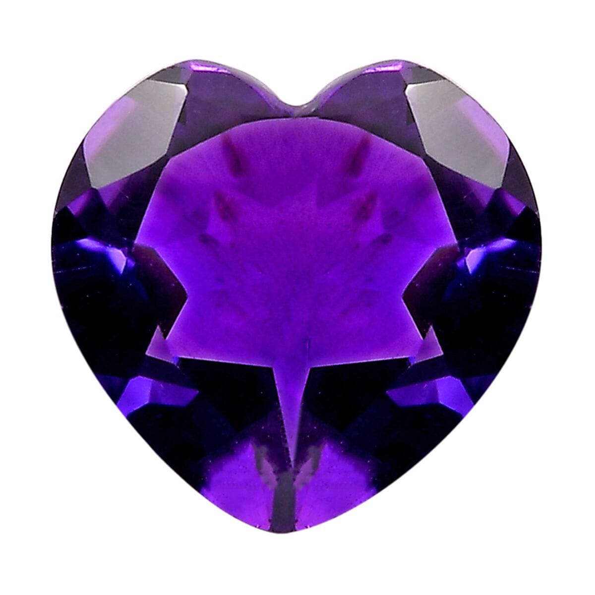 AA African Amethyst (Hrt 7 mm) 0.88 ctw image number 0