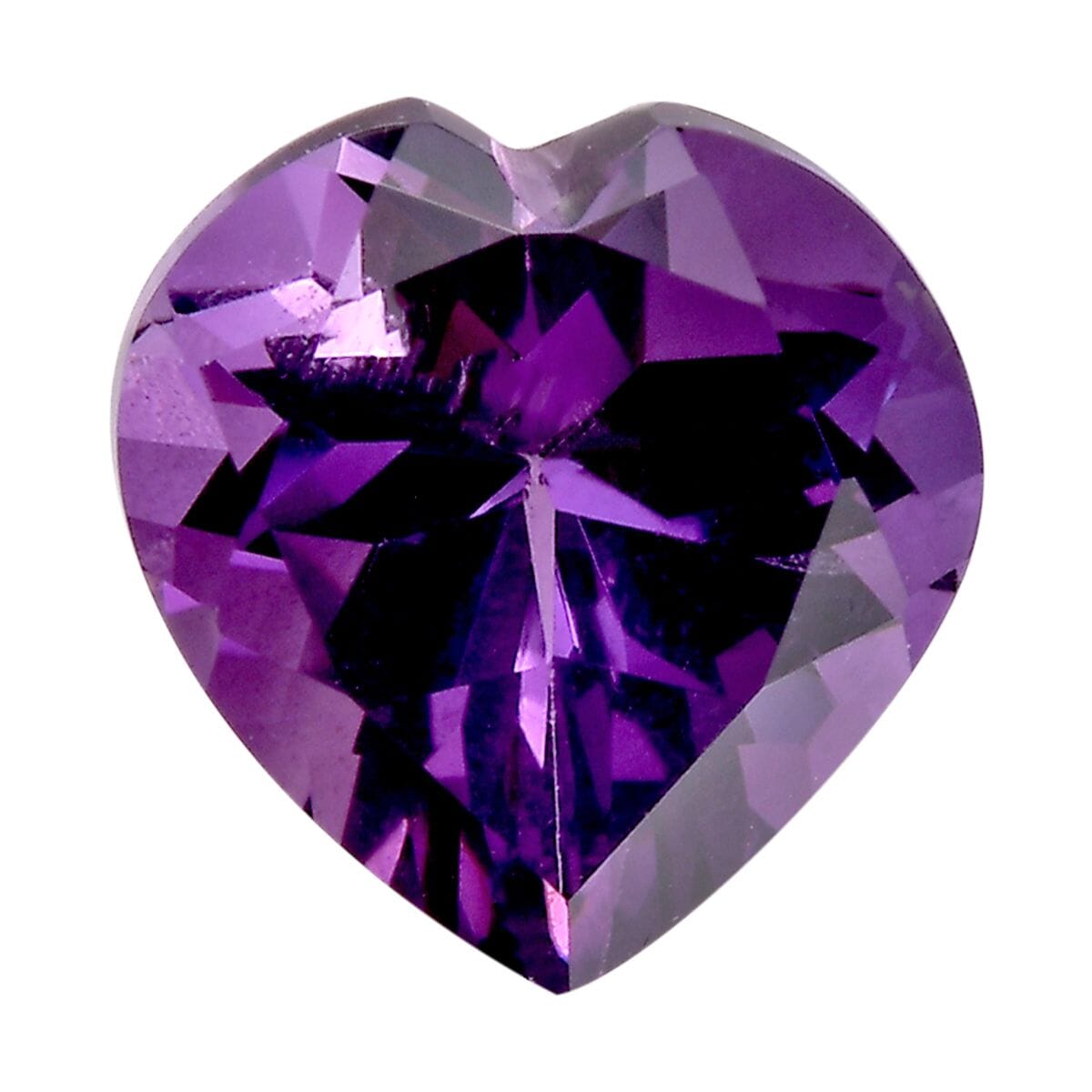 African Amethyst (Hrt 9 mm) 2.17 ctw image number 0
