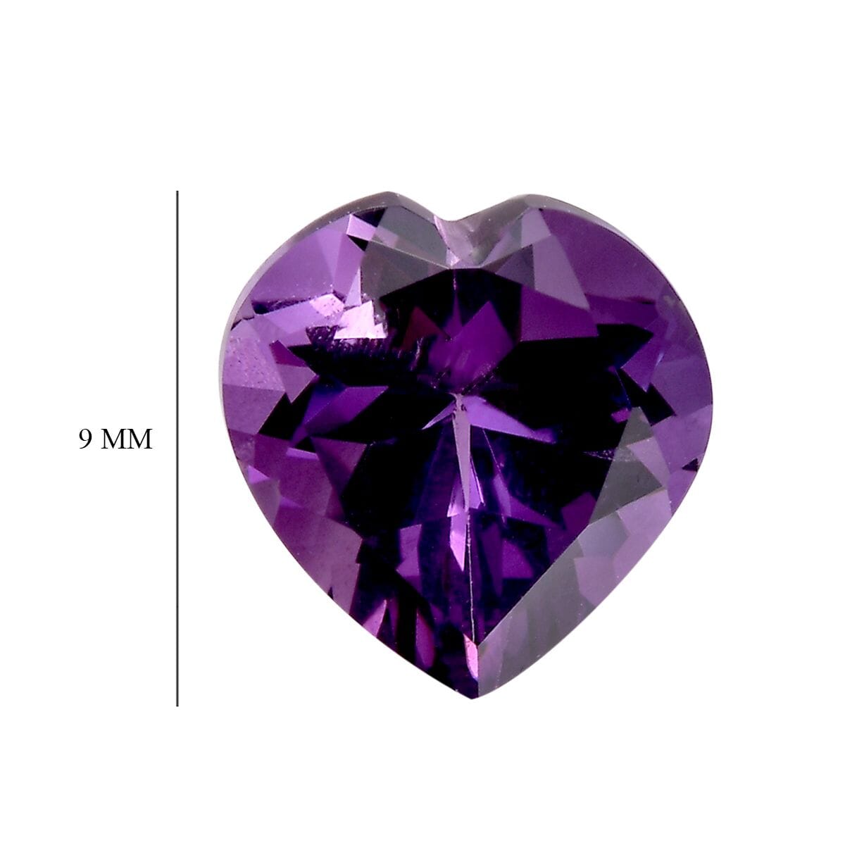 African Amethyst (Hrt 9 mm) 2.17 ctw image number 4