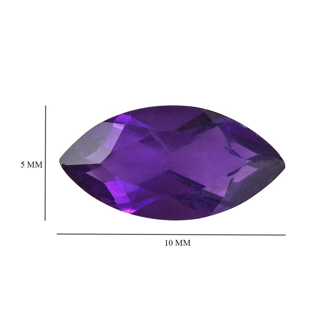 AAA African Amethyst (Mrq 10x5 mm) 0.95 ctw image number 4