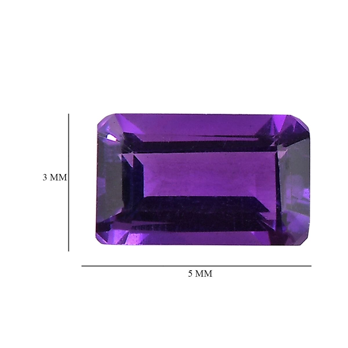 AAA African Amethyst (Oct 5x3 mm) 0.55 ctw image number 4