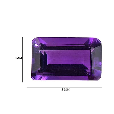 AAA African Amethyst (Oct 5x3 mm) 0.55 ctw