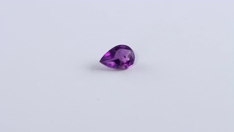 African Amethyst (Pear 9x6 mm) 1.02 ctw Loose Gemstone