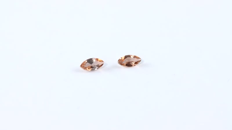 Jenipapo Andalusite Set of 2 (Mrq 5x2.5 mm) 0.21 ctw