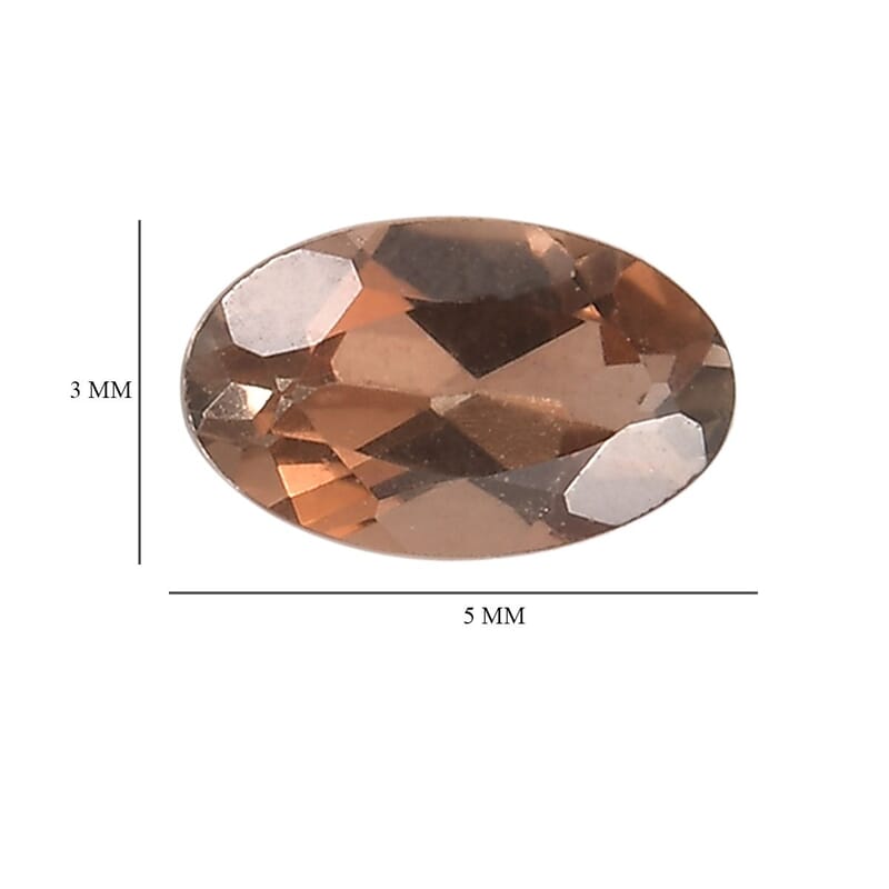 Jenipapo Andalusite Set of 2 (Ovl 5x3 mm) 0.42 ctw