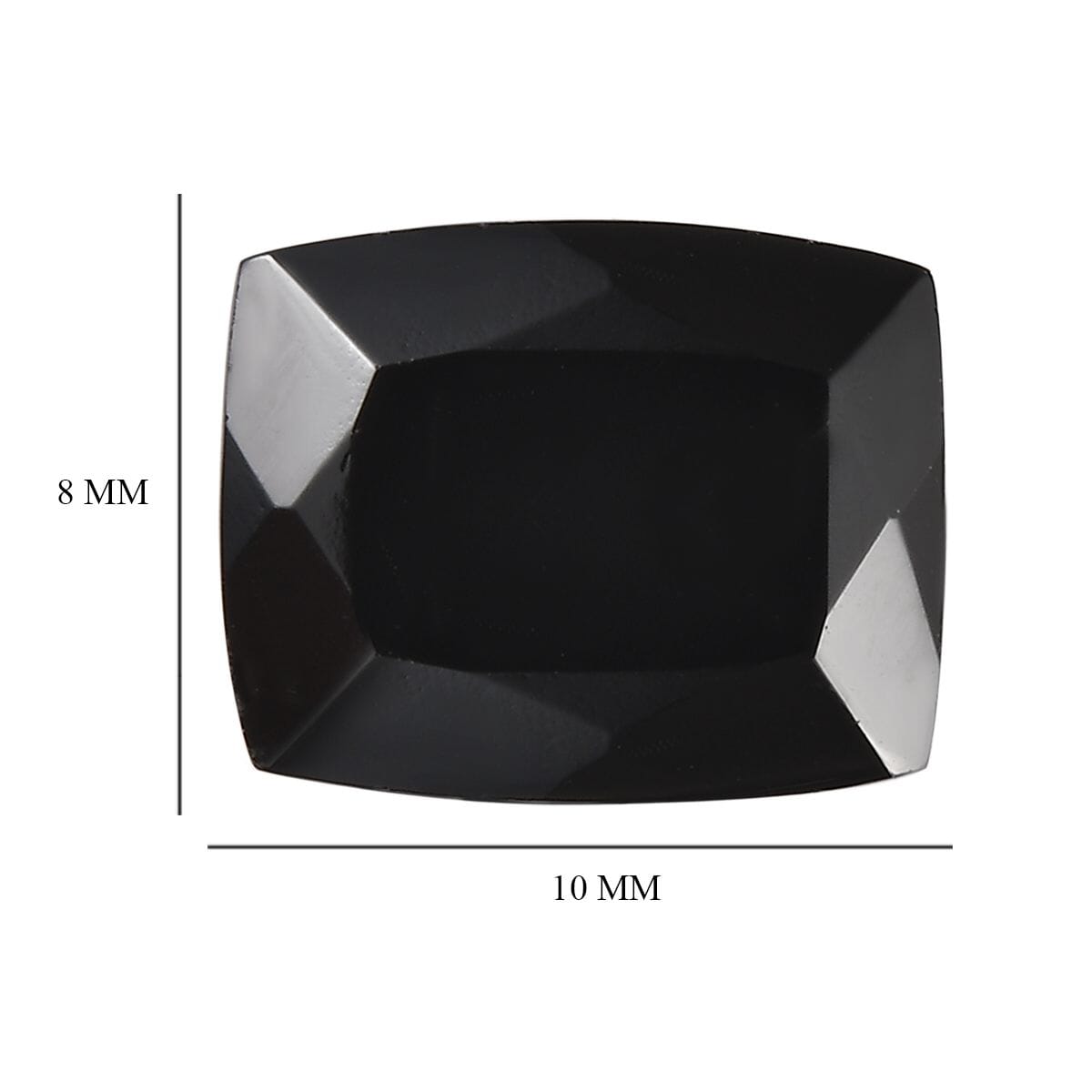 Australian Black Tourmaline (Cush 10x8 mm) 2.98 ctw image number 3