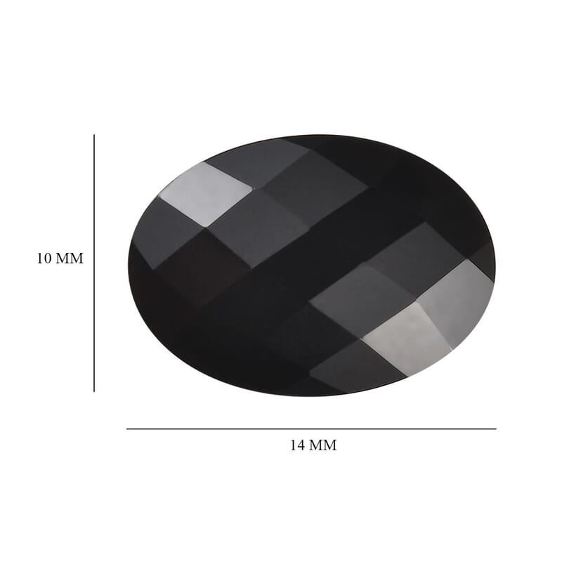 Black Onyx (Ovl 14x10 mm) 4.48 ctw