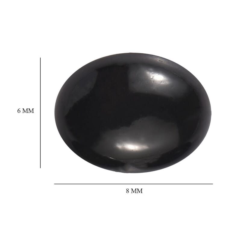 AA Black Onyx Set of 3 (Ovl 8x6 mm) 3.53 ctw