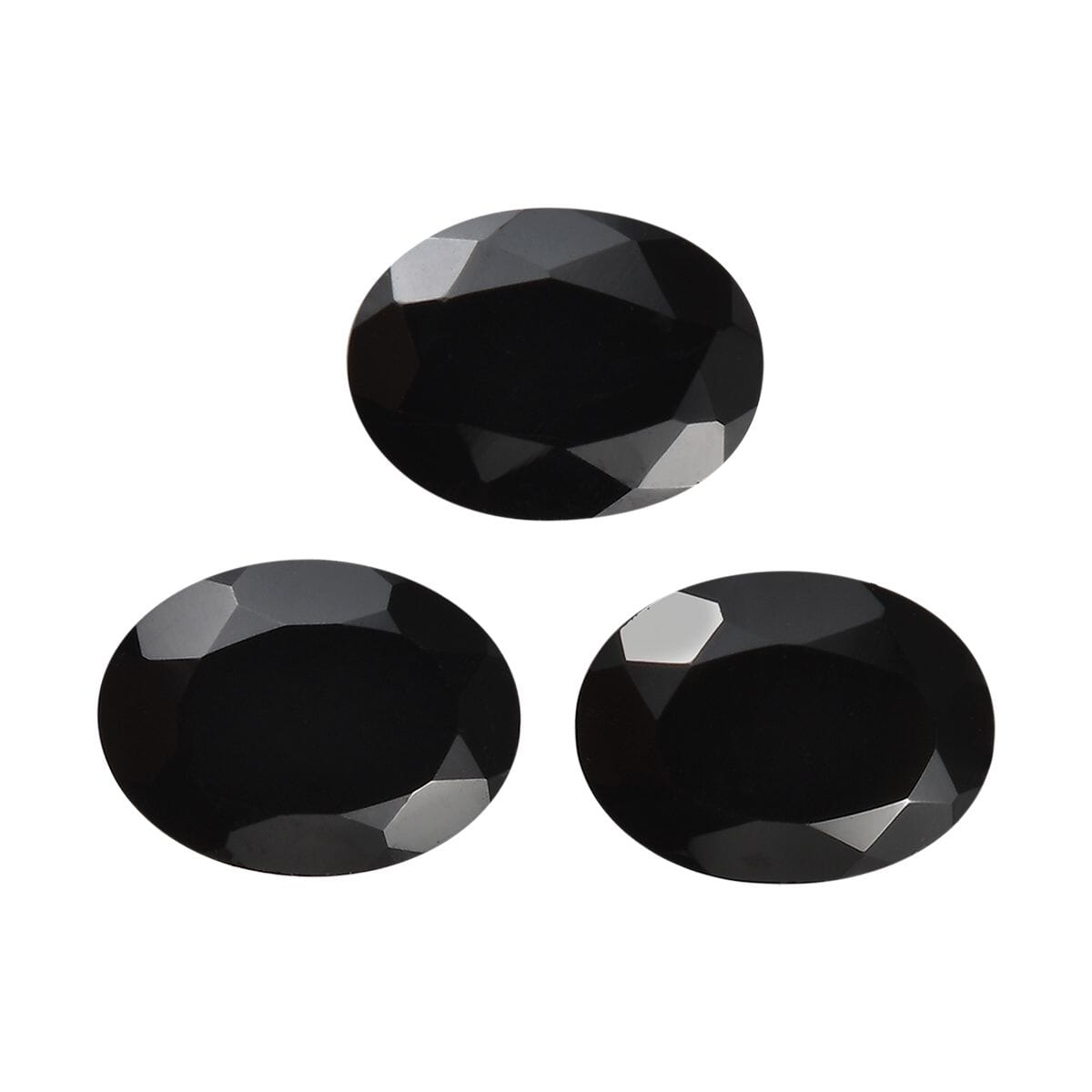 Black Onyx Set of 3 (Ovl 8x6 mm) 2.68 ctw image number 0