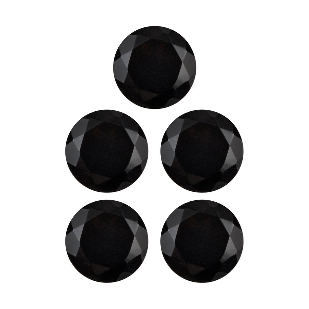 AA Black Onyx Set of 5 (Rnd 5 mm) 2.18 ctw image number 0