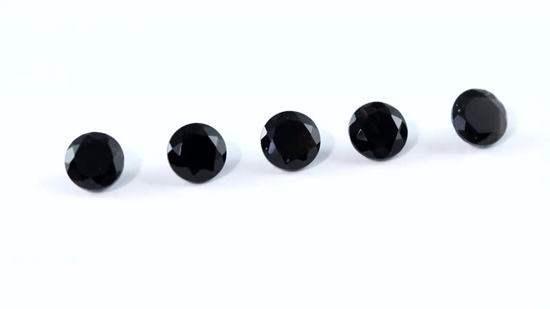 AA Black Onyx Set of 5 (Rnd 5 mm) 2.18 ctw