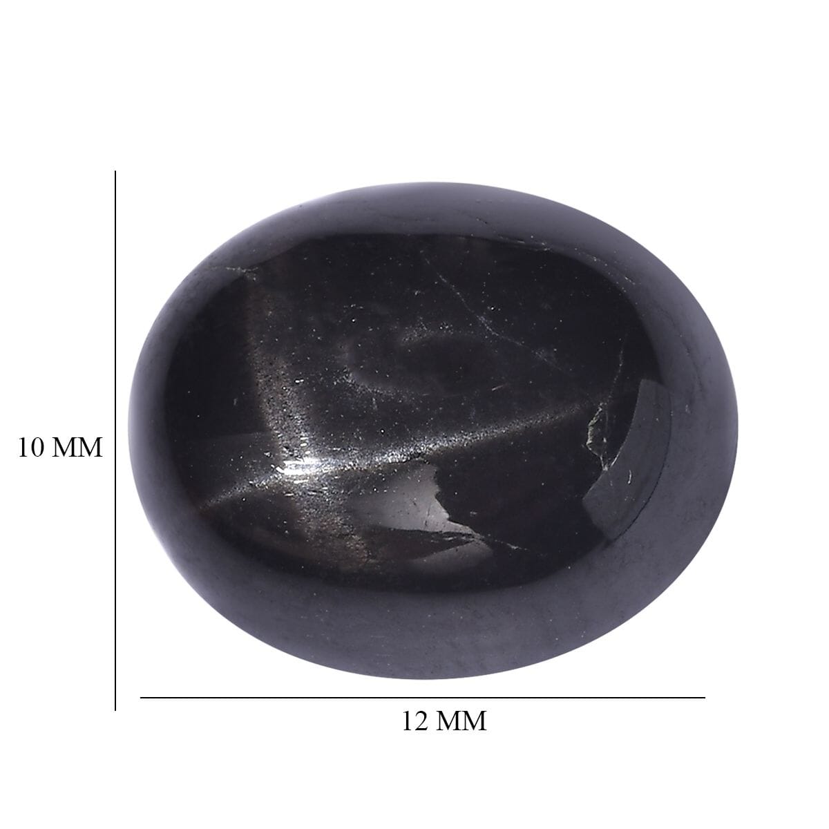 Black Star Diopside (Ovl 12x10 mm) 6.12 ctw image number 3