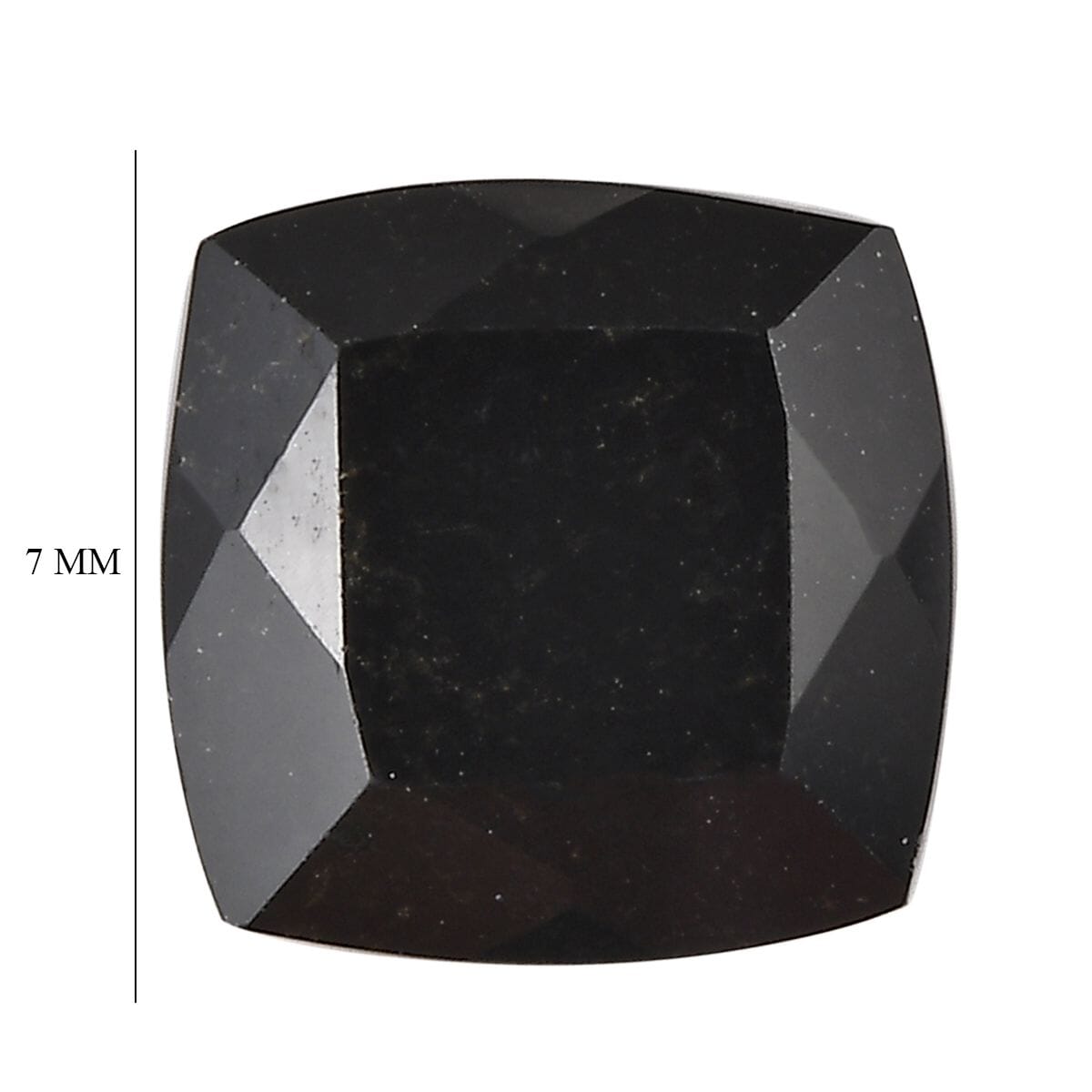Australian Black Tourmaline (Cush 7x7 mm) 1.46 ctw image number 3