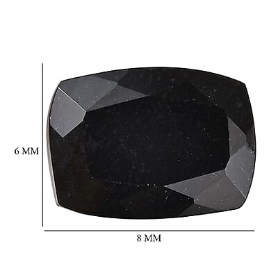 Australian Black Tourmaline (Cush 8x6 mm) 1.42 ctw