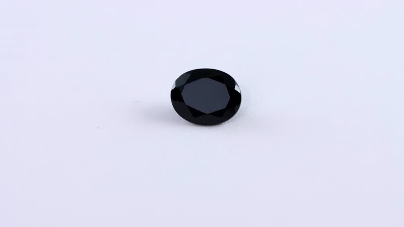 Australian Black Tourmaline (Ovl 10x8 mm) 2.25 ctw