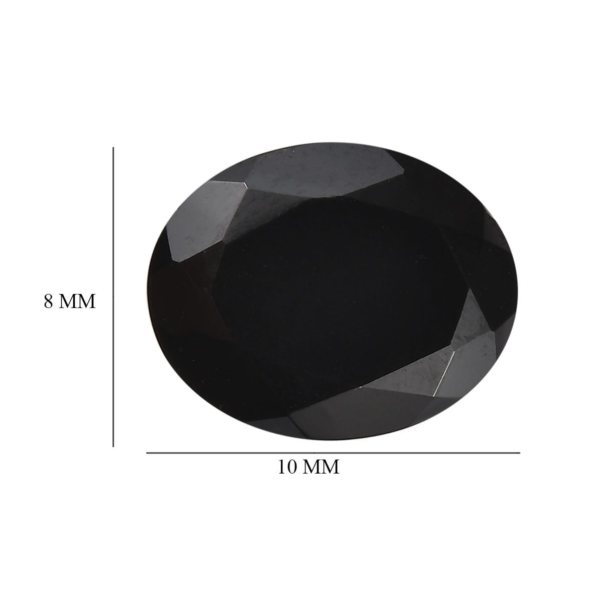 Australian Black Tourmaline (Ovl 10x8 mm) 2.25 ctw image number 3
