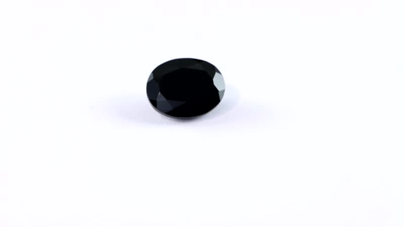 Australian Black Tourmaline (Ovl 11x9 mm) 3.51 ctw