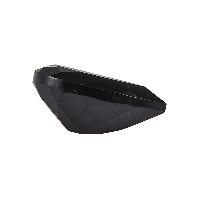 Australian Black Tourmaline (Pear 13x9 mm) 3.64 ctw