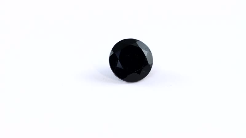 Australian Black Tourmaline (Rnd 10 mm) 3.22 ctw