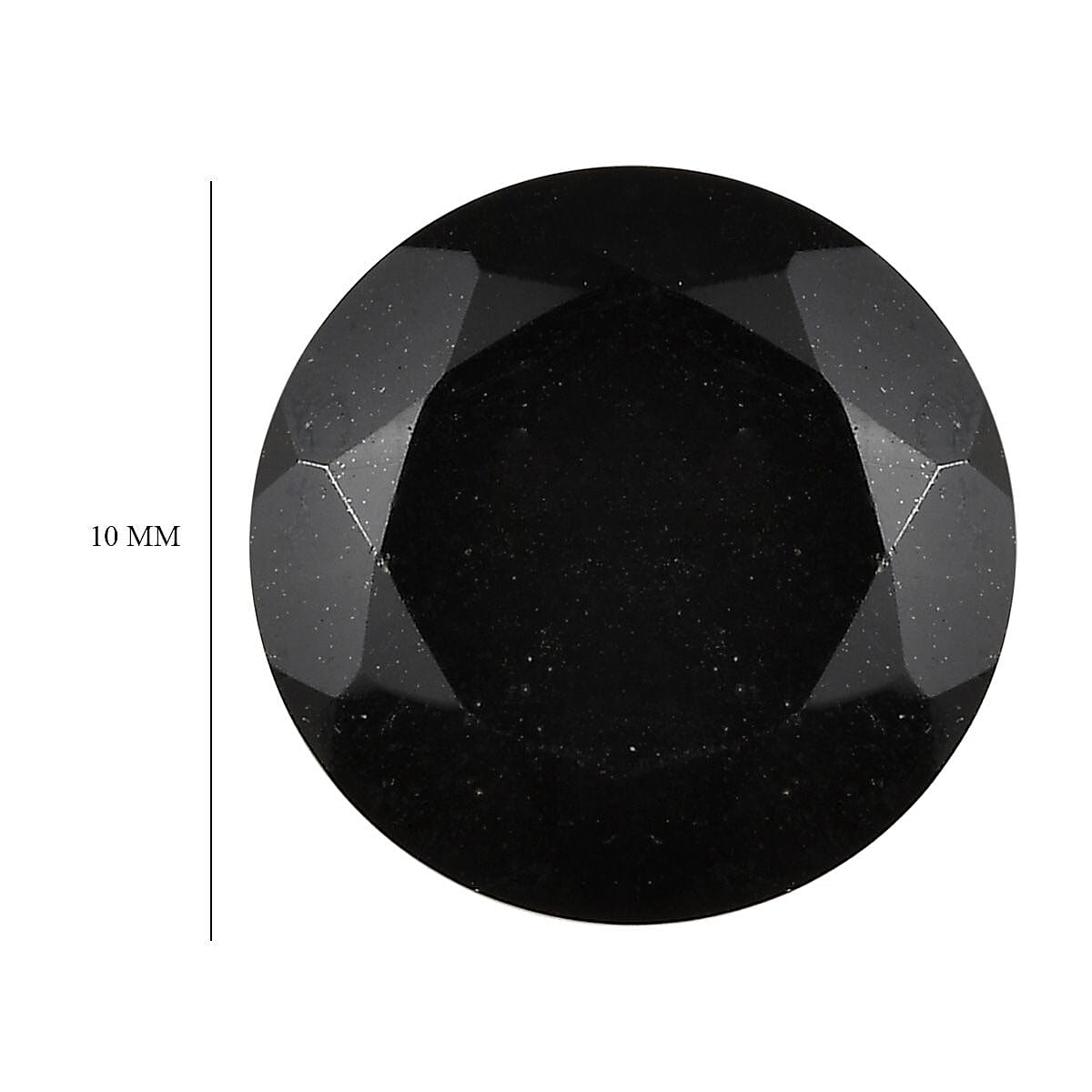 Australian Black Tourmaline (Rnd 10 mm) 3.22 ctw