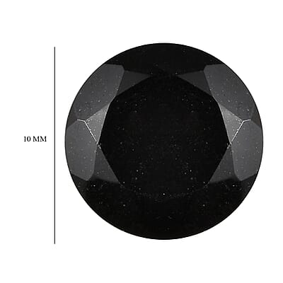 Australian Black Tourmaline (Rnd 10 mm) 3.22 ctw