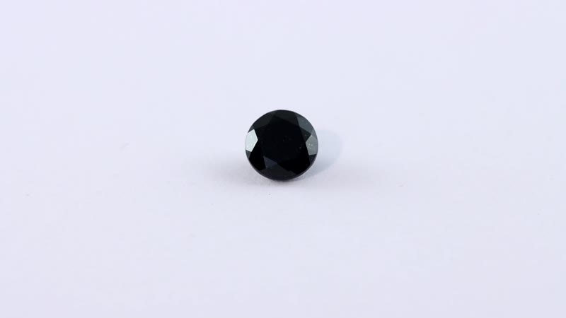 Australian Black Tourmaline (Rnd 7 mm) 1.21 ctw