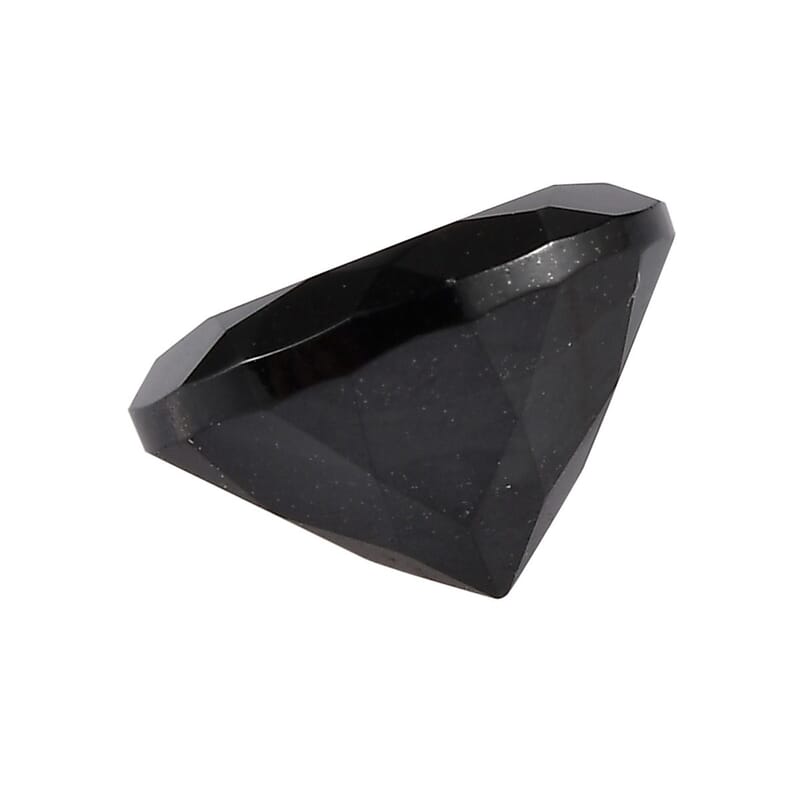 Australian Black Tourmaline Set of 2 (Rnd 8 mm) 3.69 ctw