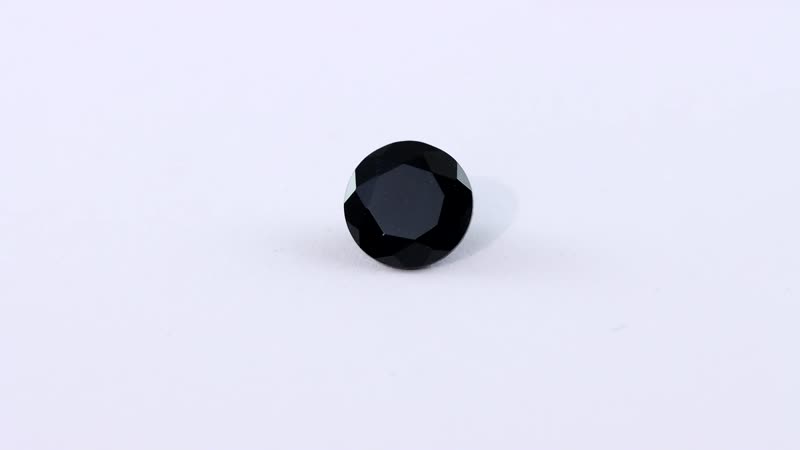 Australian Black Tourmaline (Rnd 9 mm) 2.44 ctw