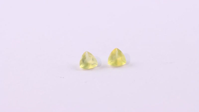 Canary Opal Set of 2 (Trl 5 mm) 0.52 ctw