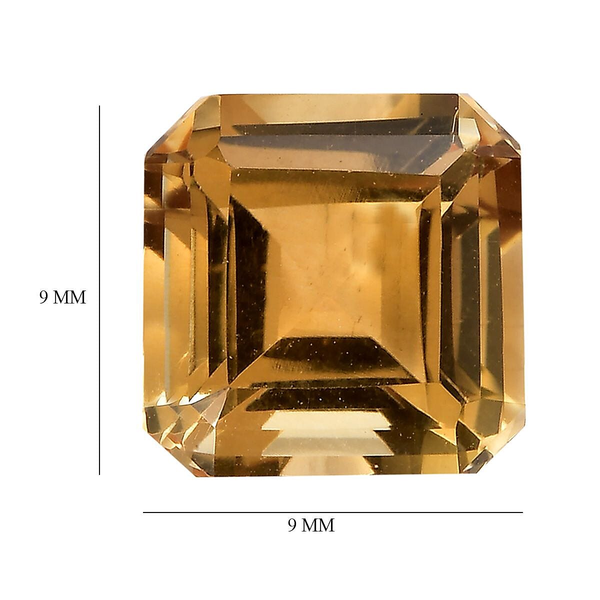 Brazilian Citrine (Oct 9x9 mm) 3.03 ctw image number 3