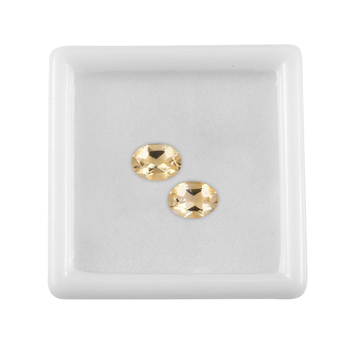Brazilian Citrine Set of 2 (Ovl 8x6 mm) 2.06 ctw image number 2