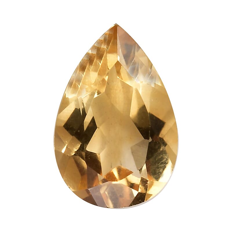 Brazilian Citrine (Pear 9x6 mm) 1.15 ctw