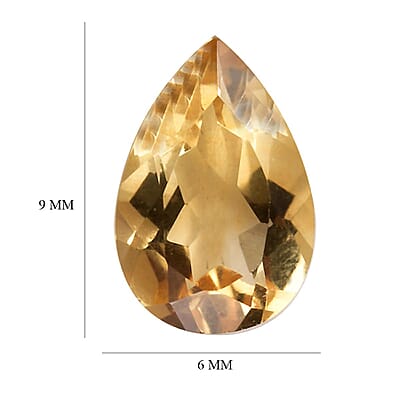 Brazilian Citrine (Pear 9x6 mm) 1.15 ctw