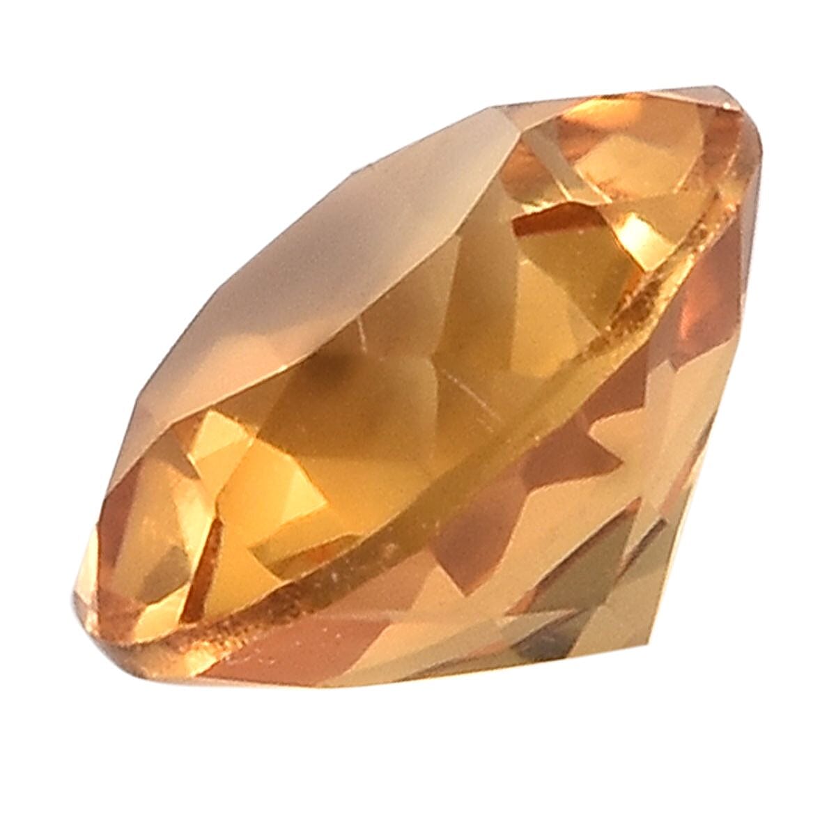 Premium Brazilian Citrine Set of 2 (Rnd 6 mm) 1.38 ctw
