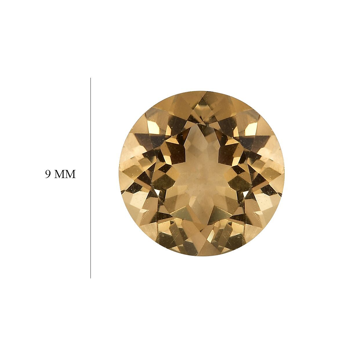 Brazilian Citrine (Rnd 9 mm) 2.14 ctw