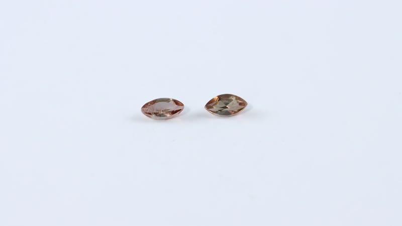 AA Jenipapo Andalusite Set of 2 (Mrq 5x2.5 mm) 0.28 ctw